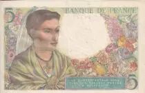 France 5 Francs Berger - 25-11-1943 - Série X.95 - F.05.04