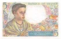 France 5 Francs Berger - 25-11-1943 Série J.92 - P.NEUF