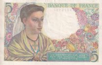 France 5 Francs Berger - 30-10-1947 - Série C.159 - F.05.01a
