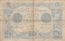 France 5 Francs Bleu - 07-12-1915 Série X.9191