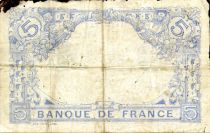 France 5 Francs Blue - 09-02-1916 Serial F.10257 - F