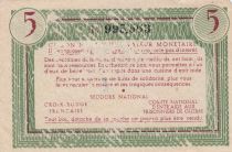 France 5 Francs Bon de Solidarité Repas de Famille 1941-1942 - Série F 995 563