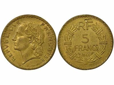 France 5 Francs Bronze-Aluminium - Lavrillier - 1946 C Castelsarrasin