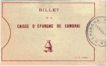 France 5 Francs Cambrai Caisse d´Epargne
