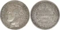France 5 Francs C&egrave;r&egrave;s - 1850 K Bordeaux - Argent - TTB+