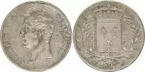 France 5 Francs Charles X - 1827 W Lille - Argent