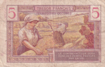 France 5 Francs French Treasury - 1947 - Serial A