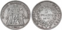 France 5 Francs Hercule - III e République - 1876 A