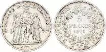 France 5 Francs Hercule - IIIeme R&eacute;publique - 1875 A Paris