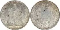 France 5 Francs Hercule 1873 A - Paris - SUP + - Argent