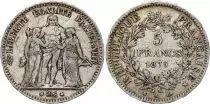 France 5 Francs Hercule 1875 A - Paris - Argent