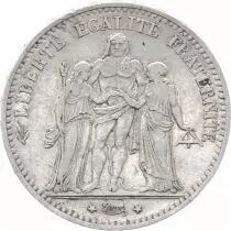 France 5 Francs Hercules - 3th Republic 1875 A Paris