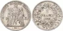 France 5 Francs Hercules 2th Republic - 1849 A Paris - Silver
