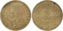 France 5 Francs Laureate Head - 1945 C