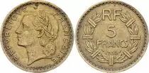 France 5 Francs Lavrillier - 1939