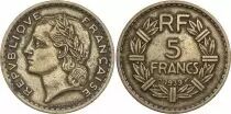 France 5 Francs Lavrillier - 1939
