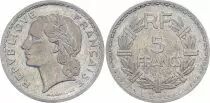 France 5 Francs Lavrillier - 1945