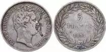 France 5 Francs Louis-Philippe 1831 A Paris raised lettering - Silver