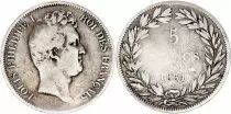 France 5 Francs Louis-Philippe 1831 B Rouen raised lettering - Silver - KM.736.2