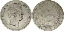 France 5 Francs Louis-Philippe 1er - 1830 A Paris - Silver
