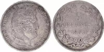 France 5 Francs Louis-Philippe 1er - 1831 I Limoges