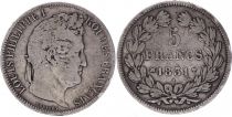 France 5 Francs Louis-Philippe 1er - 1831 MA Marseille Rare