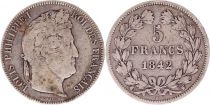 France 5 Francs Louis-Philippe 1er - 1842 W Lille