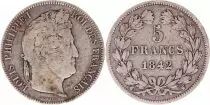 France 5 Francs Louis-Philippe 1er - 1842 W Lille