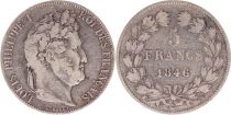 France 5 Francs Louis-Philippe 1er - 1846 W Lille