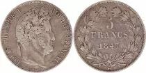 France 5 Francs Louis-Philippe 1er - 1847 A Paris