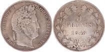 France 5 Francs Louis-Philippe 1er - 1848 A Paris