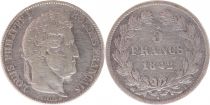 France 5 Francs Louis-Philippe 1st - 1842 B Rouen