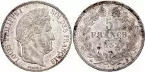 France 5 Francs Louis-Philippe I  - 1832 B Rouen - Argent