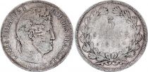 France 5 Francs Louis-Philippe I - 1831 B Rouen - aFine - Silver - Raised lettering - KM 745.2