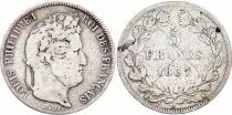 France 5 Francs Louis-Philippe I - 1837 A Paris - Argent
