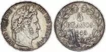 France 5 Francs Louis-Philippe I - 1845 A Paris
