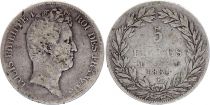 France 5 Francs Louis-Philippe I 1831 M Toulouse incuse lettering - F - Silver