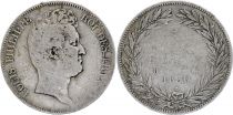 France 5 Francs Louis-Philippe sans  I - 1830 B Rouen tranche en creux - B