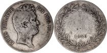 France 5 Francs Louis-Philippe sans le I - 1831 B tranche en creux