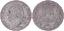 France 5 Francs Louis XVIII - 1822 K Bordeaux - F+
