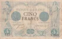 France 5 Francs Man and woman standing staff -  10 - 07- 1873 - Série N.2824 - P.60  - VF