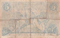 France 5 Francs Man and woman standing staff -  10 - 07- 1873 - Série N.2824 - P.60  - VF