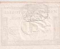France 5 Francs Mandat Territorial - 28 Ventose An IV (18.3.1796) - Cachet Noir