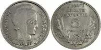 France 5 Francs Marianne - 1933