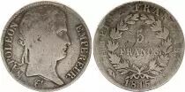 France 5 Francs Napol&eacute;on, 1815 I Limoges - les 100 Jours - Argent