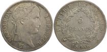 France 5 Francs Napoléon I - 1810 A - 2 sd