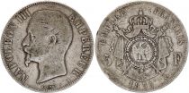 France 5 Francs Napoléon III - 1855 A Paris - Silver - Fine