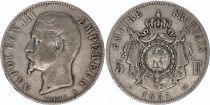 France 5 Francs Napoléon III - 1855 or 1856