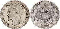 France 5 Francs Napoleon III - 1856 D Lyon - F