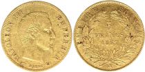 France 5 Francs Napoléon III - Tête nue - 1857 A Or